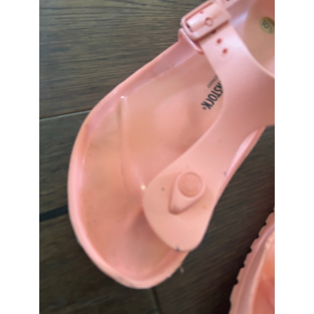 Birkenstock Gizeh EVA Sandals Coral Pink Women 41 L10 M8 Waterproof Flip Flops - Picture 7 of 8